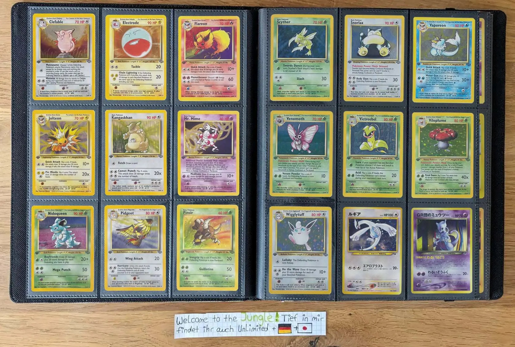 Die originalen Ebay Pokemon Mystery Booster 4/102 aus Glurak Gold Star 1. Edition Base Set Sammlung