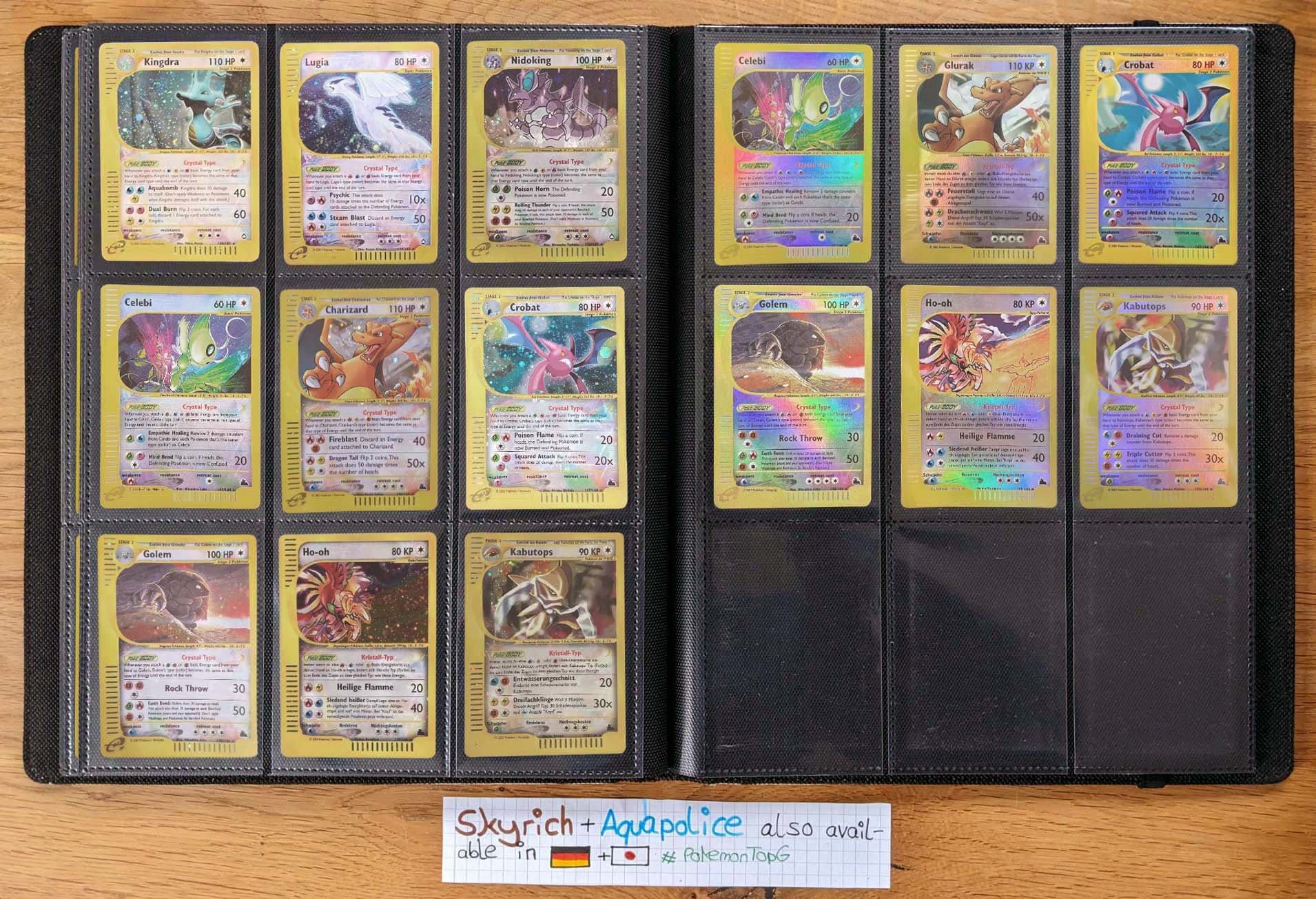 Die originalen Ebay Pokemon Mystery Booster 4/102 aus Glurak Gold Star 1. Edition Base Set Sammlung