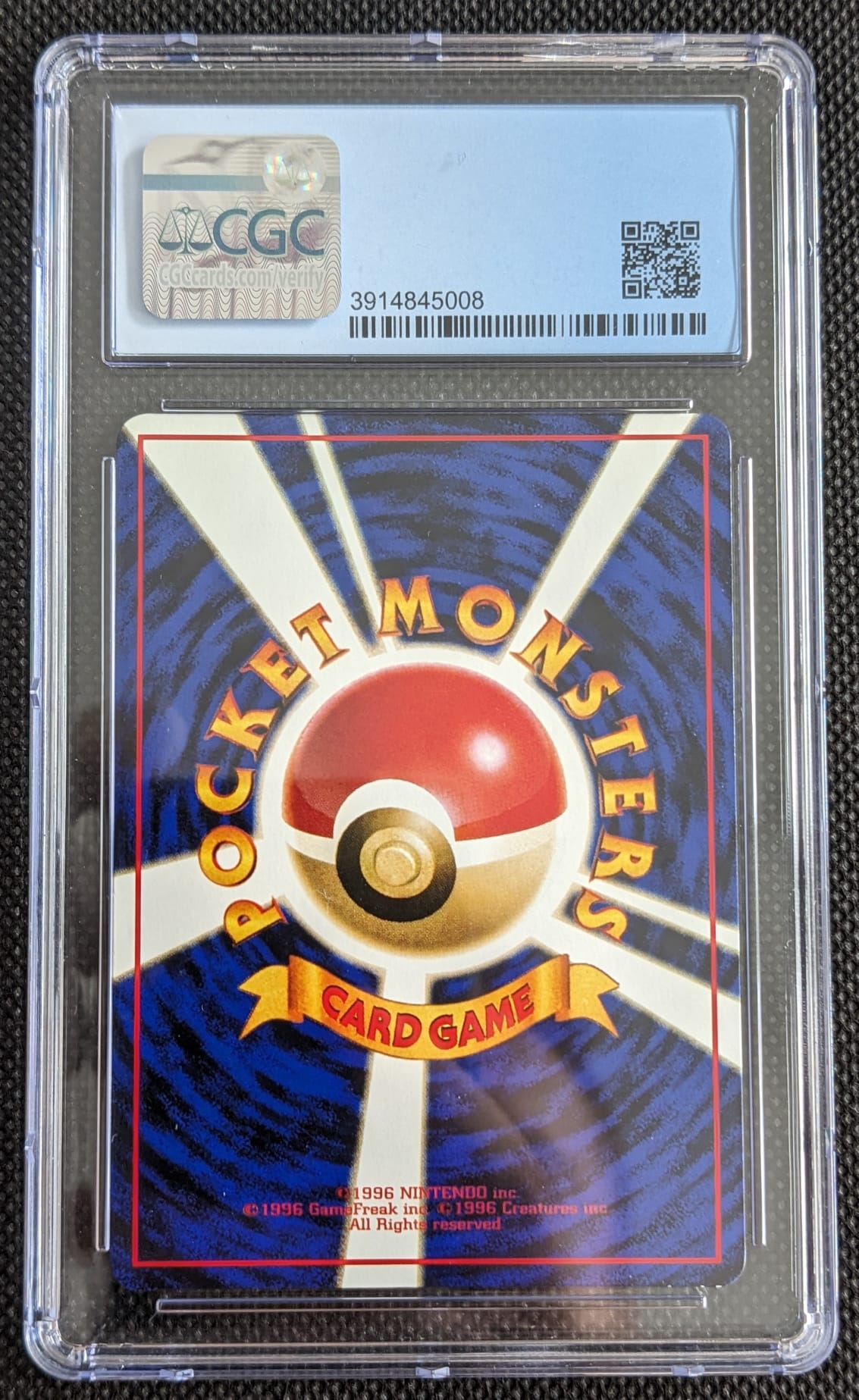 CGC 9 Glumanda Charmander Vending Series 1998 No. 004 Japanese Promo Pokemon Karte