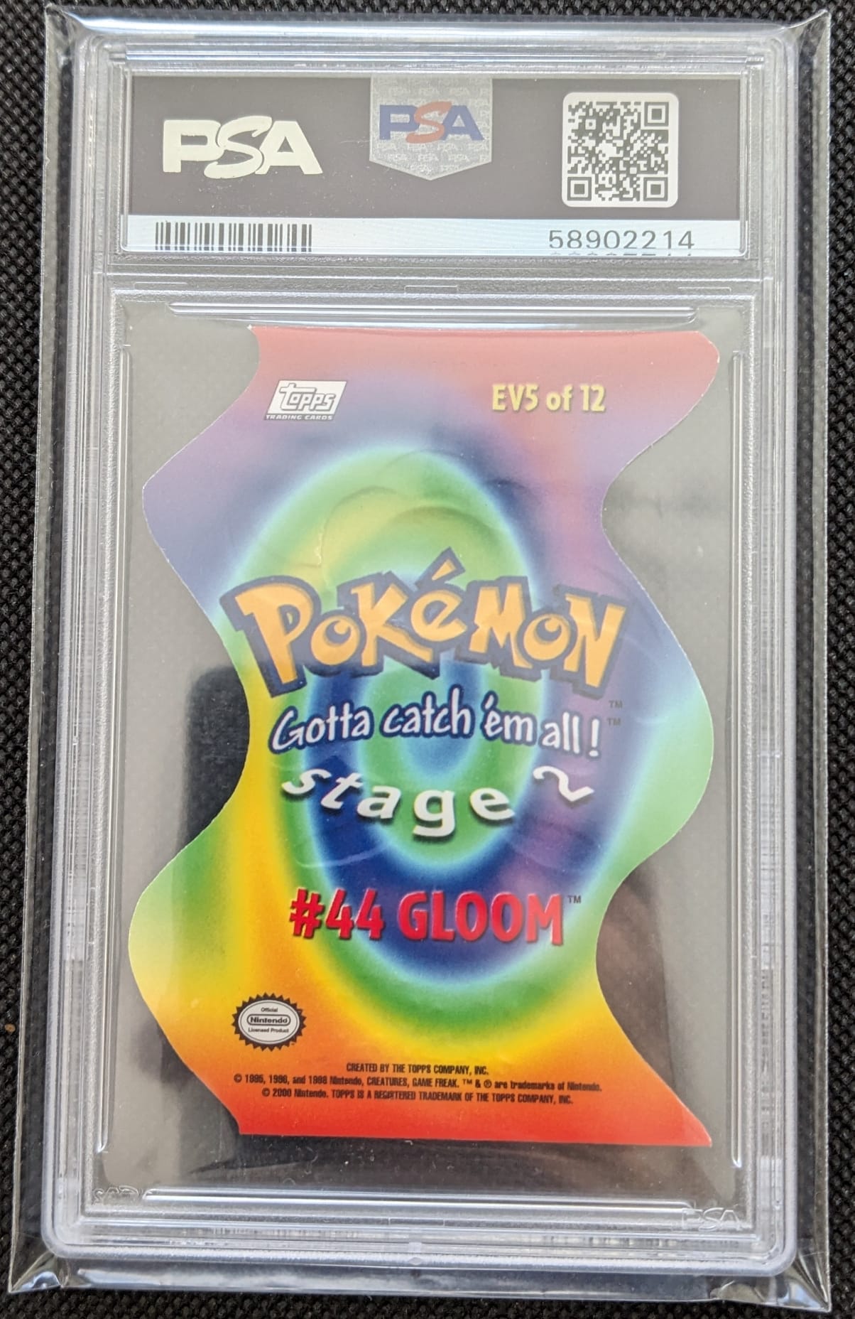 PSA 9 Duflor Gloom EV5 Pokemon Topps TV Animation Pokemon Karte #44 English