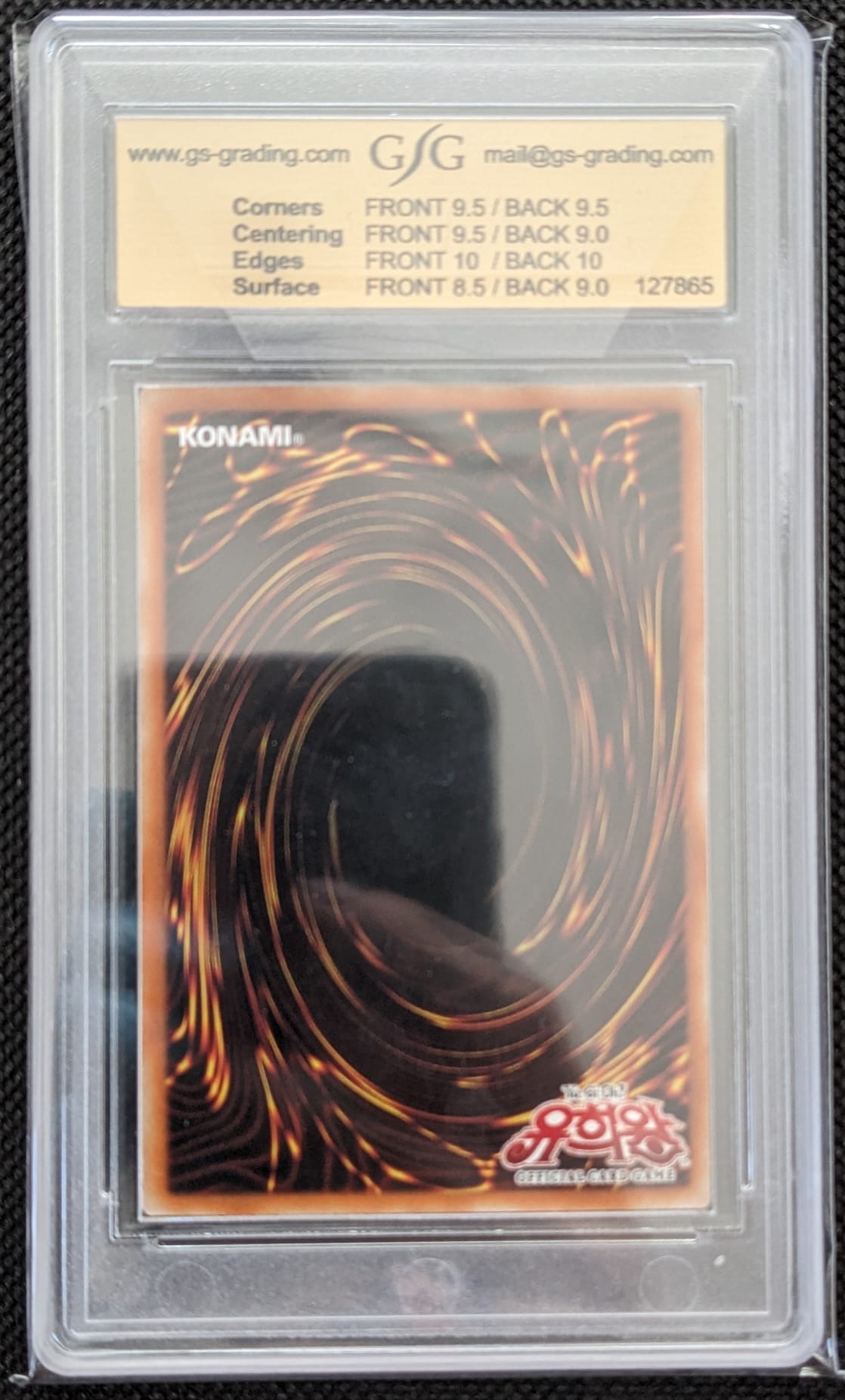 GSG 9 Holo Rotäugiger Schwarzer Drache Red-Eyes Black Dragon Yu-Gi-Oh Japanese/Korean