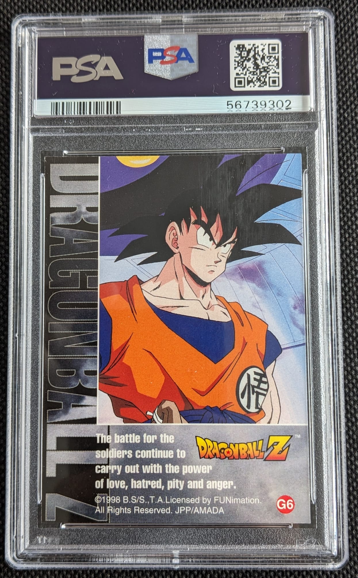 PSA 9 Porunga G10 Silver Prism Set 1998 Dragonball Card Game Z English