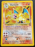 🌀Holo Swirl Glurak 4/130 Charizard Pokemon Karte Basis Set Base Set II English