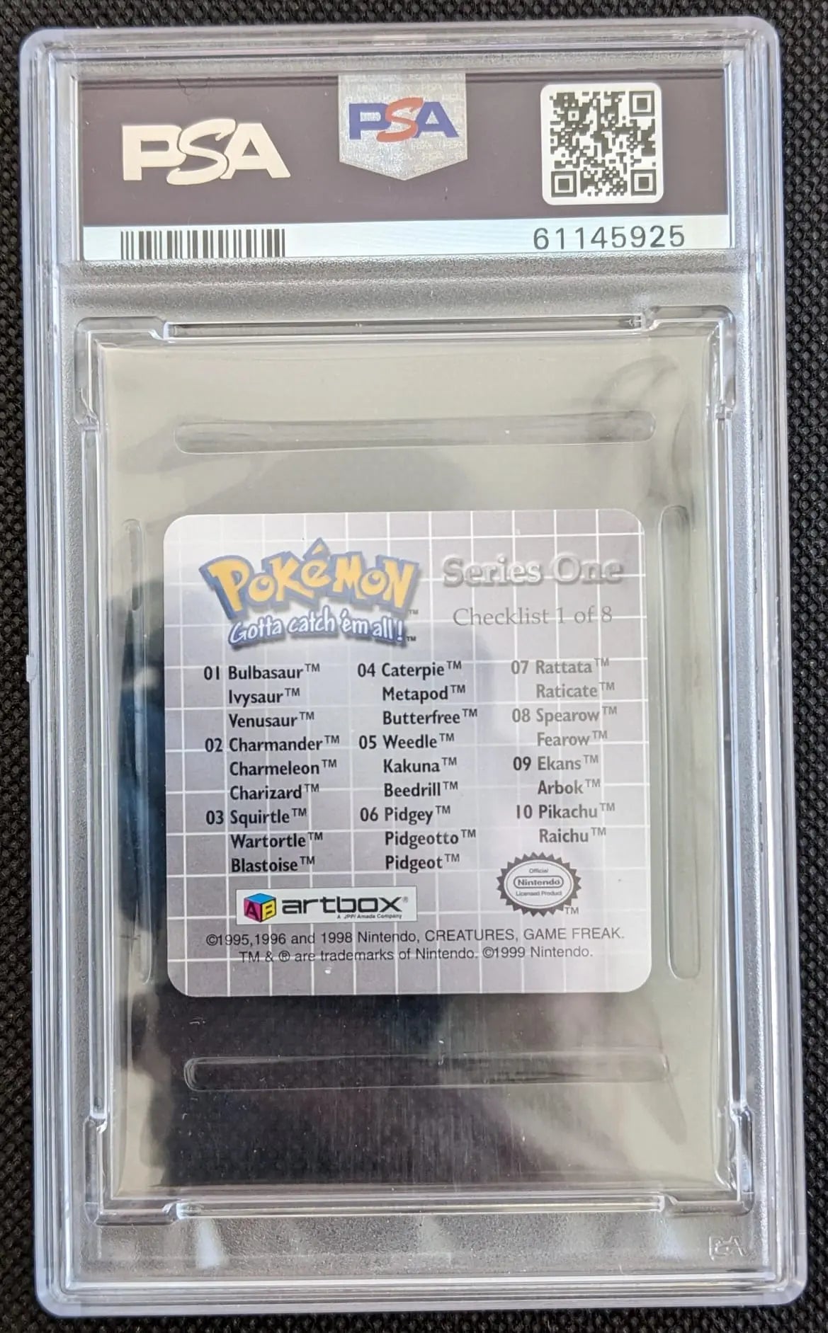 PSA 9 Arkani/Fukano Arcanine/Growlithe Action Flips #25 Topps Pokemon English - Image #2