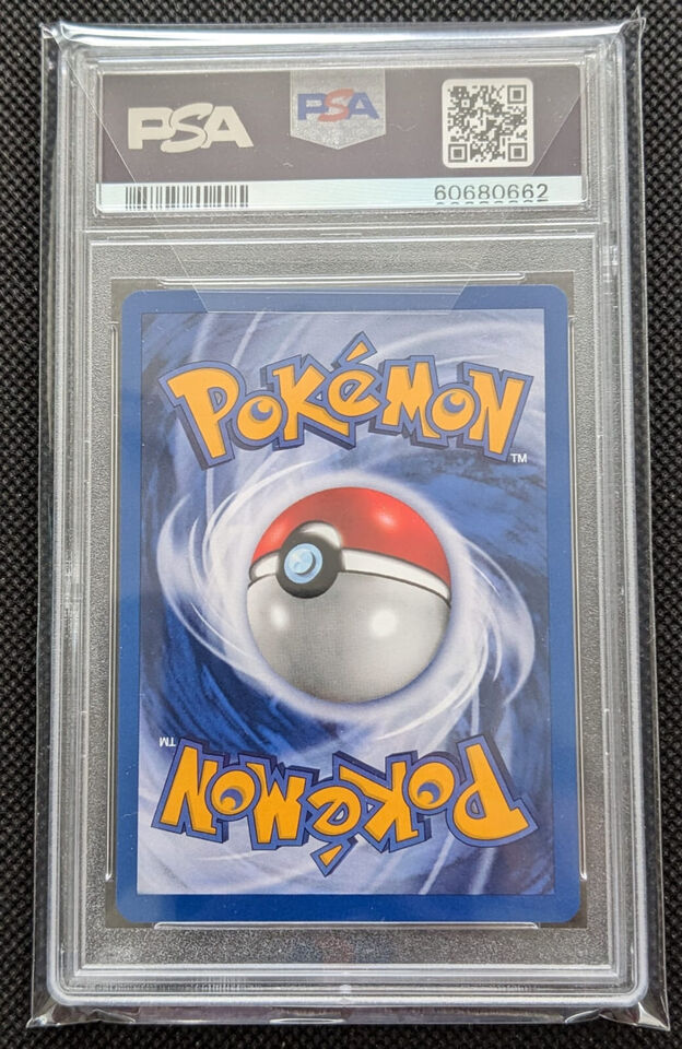 PSA 9 + 2x 🌀🌀Swirl Entei 34 Wizards Black Star Promo Reverse Holo Pokemon Karte